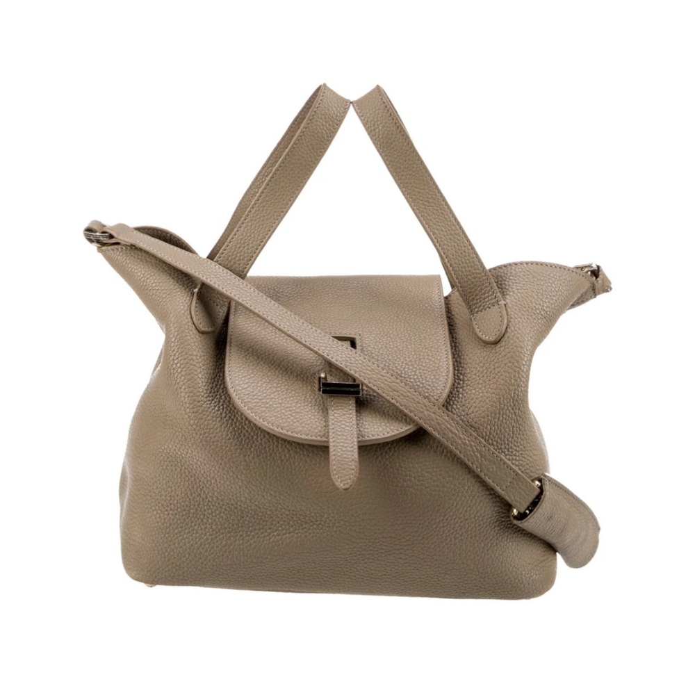 Meli Melo Shoulder Bag, Medium, Taupe